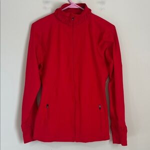 SPANX Women's Athletic Jacket Size Medium Active‎ Workout Contour Full Zip